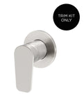 Round Wall Mixer Paddle Handle Trim Kit (In-wall Body Not Included) - PVD Brushed Nickel - MW03PD-FIN-PVDBN