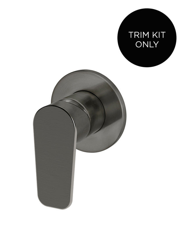 Round Wall Mixer Paddle Handle Trim Kit (In-wall Body Not Included) - Shadow Gunmetal