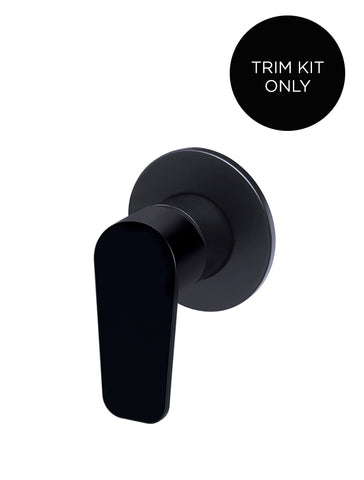 Round Wall Mixer Paddle Handle Trim Kit (In-wall Body Not Included) - Matte Black