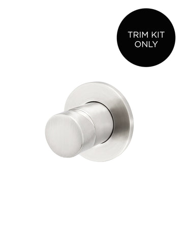 Round Wall Mixer Pinless Handle Trim Kit (In-wall Body Not Included) - PVD Brushed Nickel