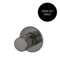 Round Wall Mixer Pinless Handle Trim Kit (In-wall Body Not Included) - Shadow Gunmetal - MW03PN-FIN-PVDGM