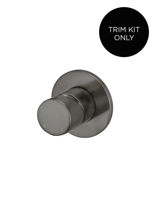 Round Wall Mixer Pinless Handle Trim Kit (In-wall Body Not Included) - Default Title (SKU: MW03PN-FIN-PVDGM) by Meir