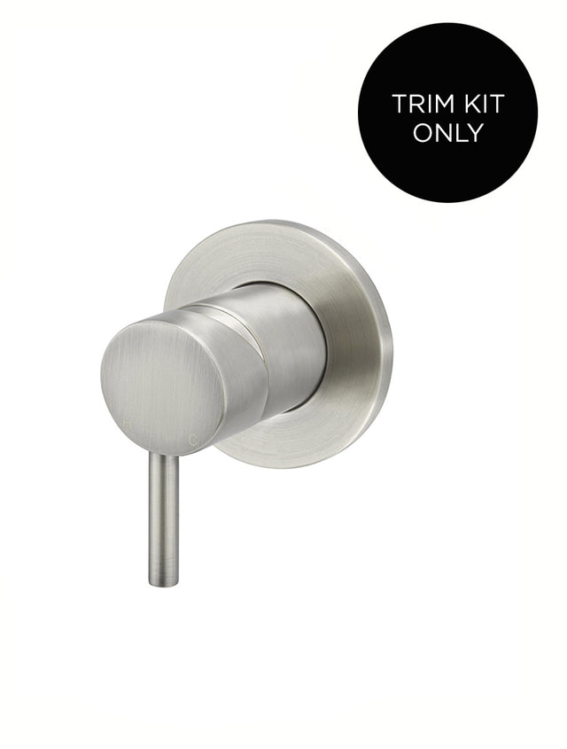 Round Wall Mixer Short Pin–lever Trim Kit (In-wall Body Not Included) - PVD Brushed Nickel
