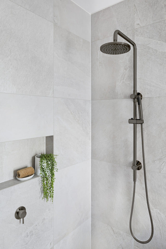 Round Wall Mixer Short Pin ever Trim Kit (In-wall Body Not Included) - Default Title (SKU: MW03S-FIN-PVDGM) by Meir
