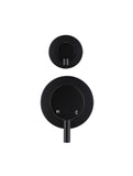 Round Diverter Mixer Trim Kit (In-wall Body Not Included) - Matte Black - MW07TS-FIN