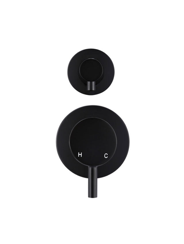 Round Diverter Mixer Trim Kit (In-wall Body Not Included) - Default Title (SKU: MW07TS-FIN) by Meir