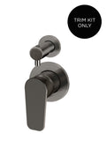 Round Diverter Mixer Paddle Handle Trim Kit (In-wall Body Not Included) - Shadow Gunmetal - MW07TSPD-FIN-PVDGM