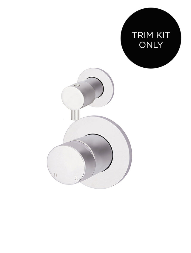 Round Diverter Mixer Pinless Handle Trim Kit (In-wall Body Not Included) - Default Title (SKU: MW07TSPN-FIN-C) by Meir