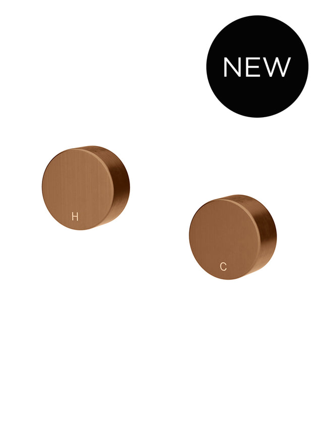 Circular Wall Taps - PVD Lustre Bronze (SKU: MW11-PVDBZ) by Meir