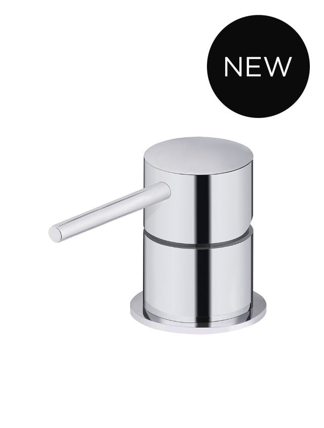 Round Deck Mounted Mixer - Polished Chrome