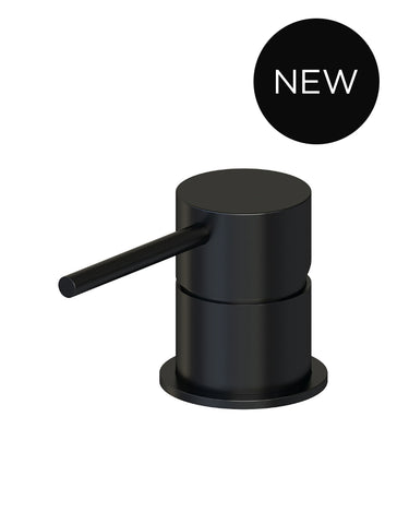 Round Deck Mounted Mixer - Matte Black