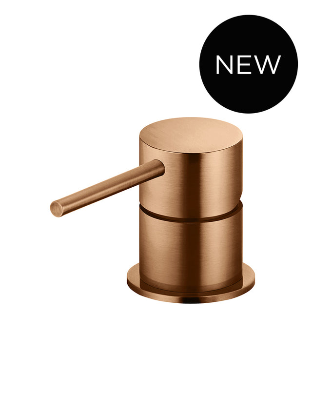 Round Deck Mounted Mixer - PVD Lustre Bronze (SKU: MW12-PVDBZ) by Meir