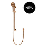 Round Three Function Hand Shower on Rail Column - Lustre Bronze - MZ0402-PVDBZ