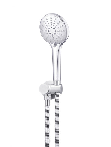 Round Hand Shower on Swivel Bracket - Polished Chrome