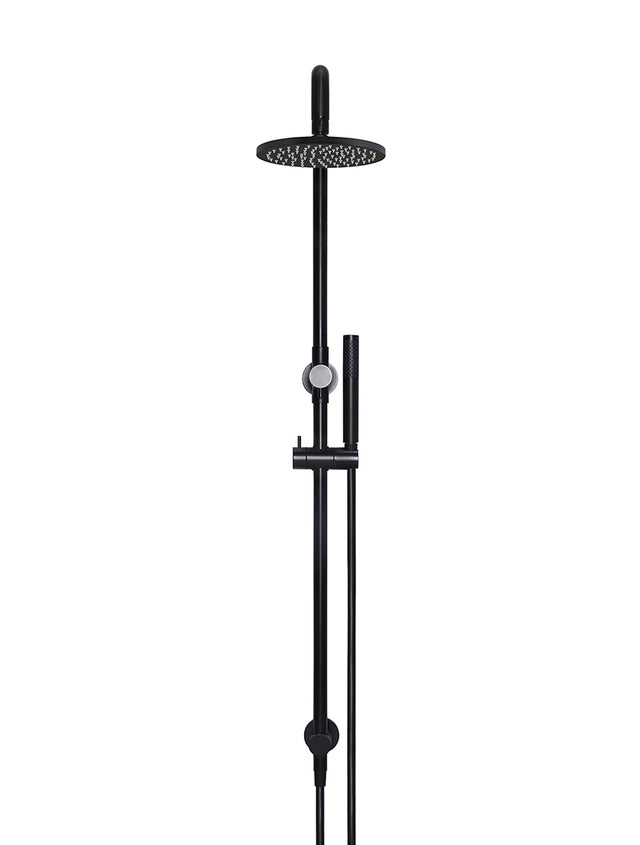 Round Combination Shower Rail, 200mm Rose, Single Function Hand Shower - Default Title (SKU: MZ0704-R) by Meir