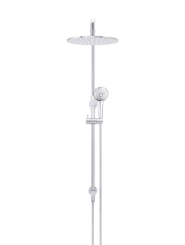 Round Combination Shower Rail 300mm Rose, Three Function Hand Shower - Default Title (SKU: MZ0706-C) by Meir