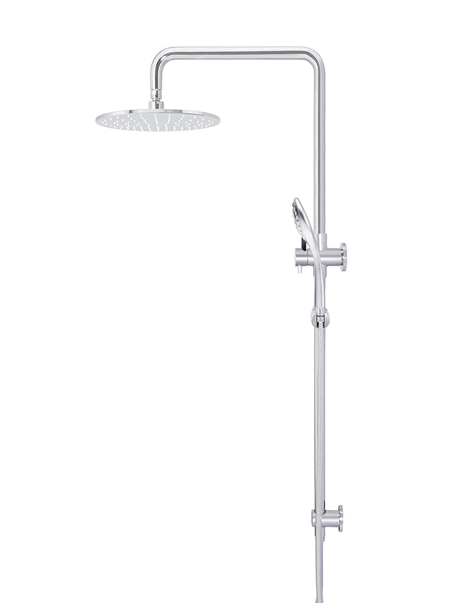 Round Combination Shower Rail 300mm Rose, Three Function Hand Shower - Default Title (SKU: MZ0706-C) by Meir