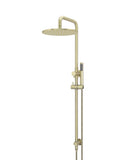 Round Combination Shower Rail, 300mm Rose, Single Function Hand Shower - PVD Tiger Bronze - MZ0706-R-PVDBB