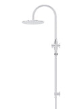 Round Gooseneck Shower Set with 300mm rose, Single-Function Hand Shower - Polished Chrome - MZ0906-R-C