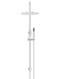 Round Gooseneck Shower Set with 300mm rose, Single-Function Hand Shower - Polished Chrome - MZ0906-R-C