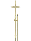 Round Gooseneck Shower Set with 300mm rose, Single-Function Hand Shower - PVD Tiger Bronze - MZ0906-R-PVDBB