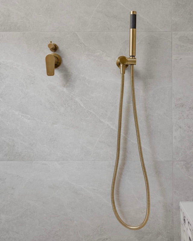 Round Diverter Mixer Paddle Handle Trim Kit (In-wall Body Not Included) - Default Title (SKU: MW07TSPD-FIN-PVDBB) by Meir