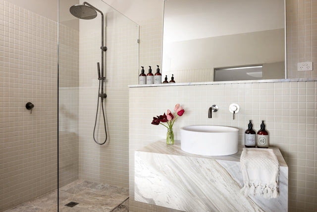 Square Floor Grate Shower Drain 100mm outlet - Default Title (SKU: MP06-100-PVDGM) by Meir