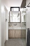 Round Single Towel Rail - Shadow Gunmetal - MR01-SR90-PVDGM