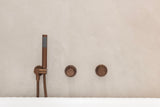 Round Wall Mixer Pinless Handle Trim Kit (In-wall Body Not Included) - Lustre Bronze - MW03PN-FIN-PVDBZ
