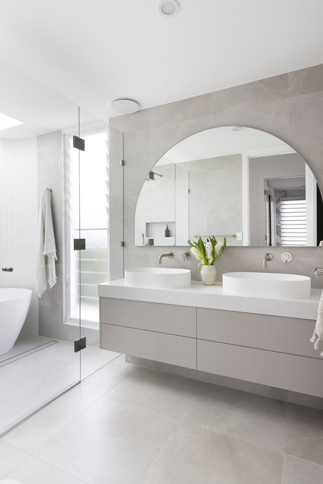 Shower Door Round Handle - Default Title (SKU: MGA04N-PVDGM) by Meir