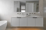 Round Quarter Turn Wall Top Assemblies - PVD Brushed Nickel - MW06-PVDBN