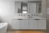 Round Quarter Turn Wall Top Assemblies - PVD Brushed Nickel - MW06-PVDBN