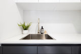 Lavello Kitchen Sink - Single Bowl 450 x 450 - PVD Brushed Nickel - MKSP-S450450-NK