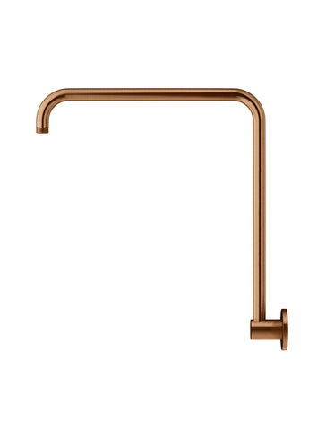 High Rise Shower Arm - Lustre Bronze