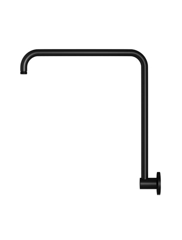 High Rise Shower Arm - Matte Black