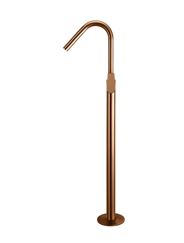 Round Paddle Freestanding Bath Spout and Hand Shower - Default Title (SKU: MB09PD-PVDBZ) by Meir
