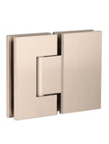 Glass to Glass Shower Door Hinge - Champagne - MGA01N-CH