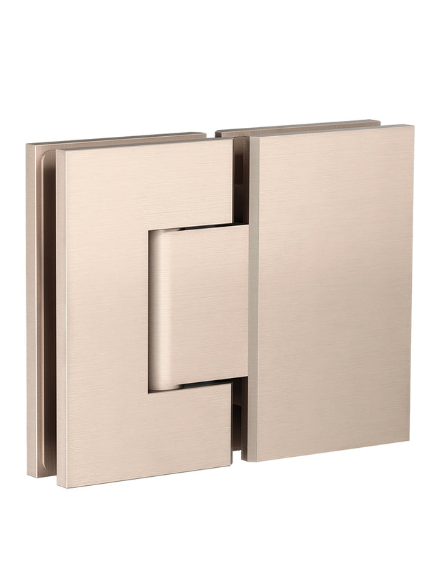 Glass to Glass Shower Door Hinge - Champagne (SKU: MGA01N-CH) by Meir