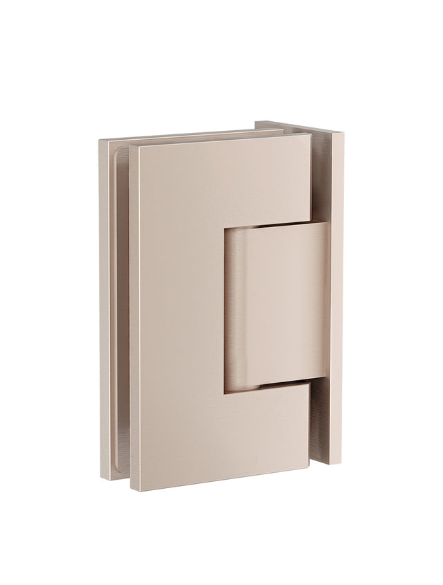 Glass to Wall Shower Door Hinge - Champagne (SKU: MGA02N-CH) by Meir
