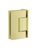 Glass to Wall Shower Door Hinge - PVD Tiger Bronze - MGA02N-PVDBB