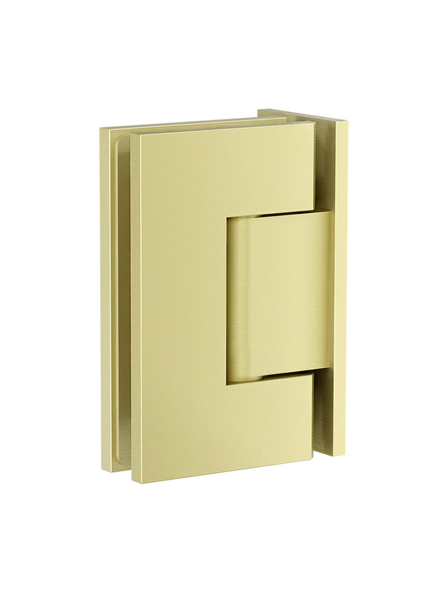 Glass to Wall Shower Door Hinge - Default Title (SKU: MGA02N-PVDBB) by Meir