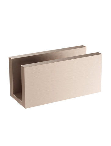 Glass Support U Bracket - Champagne