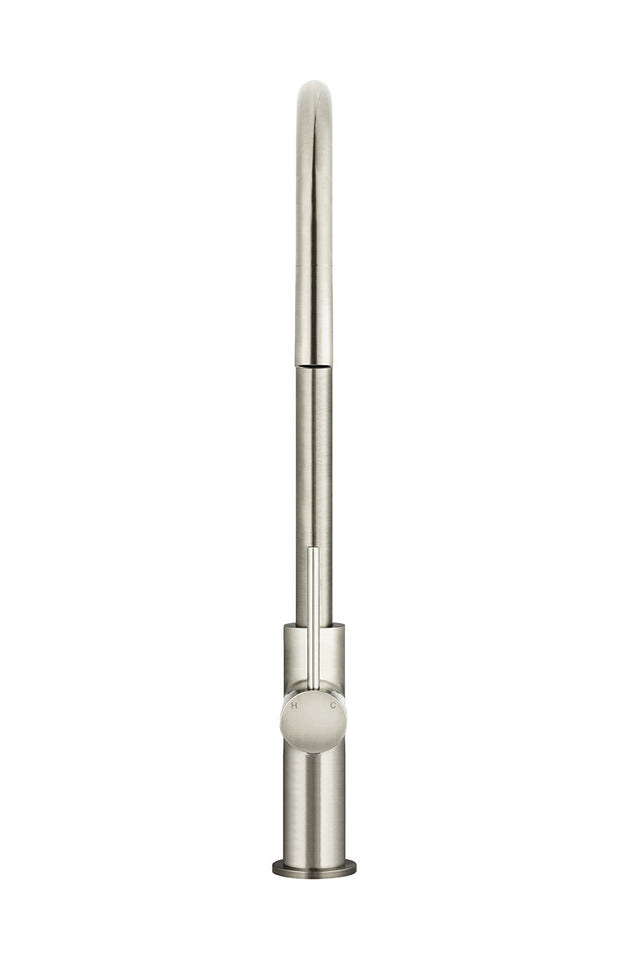 Round Piccola Pull Out Kitchen Mixer Tap - Default Title (SKU: MK17-PVDBN) by Meir