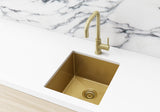 Lavello Kitchen Sink - Single Bowl 380 x 440 - PVD Brushed Bronze Gold - MKSP-S380440-PVDBB
