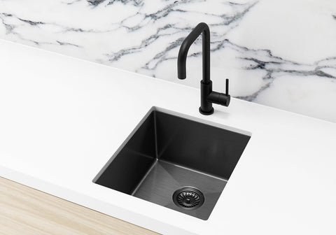 Lavello Kitchen Sink - Single Bowl 380 x 440 - PVD Gunmetal Black