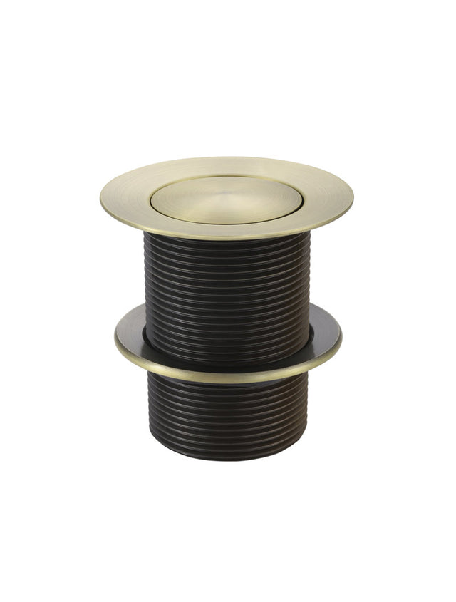 40mm Pop Up Waste - No Overflow / Unslotted - PVD Tiger Bronze (SKU: MP04-B40-PVDBB) by Meir