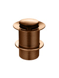 40mm Pop Up Waste - No Overflow / Unslotted -  Lustre Bronze - MP04-B40-PVDBZ