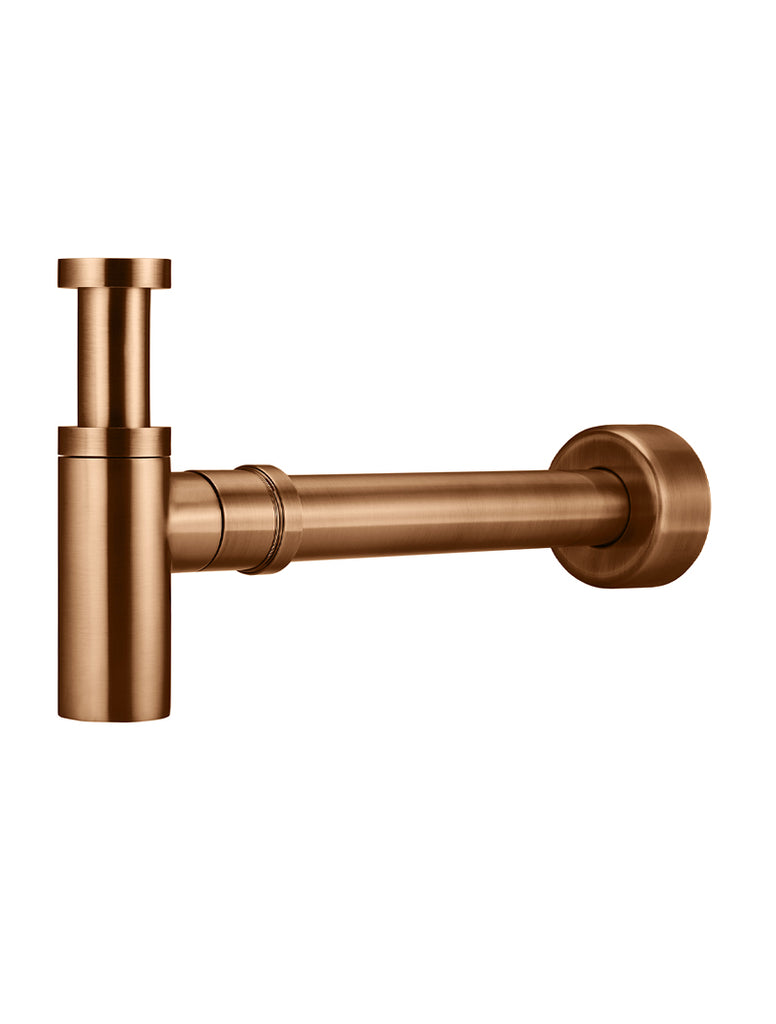 Round Bottle Trap for 32mm basin waste and 40mm outlet - PVD 