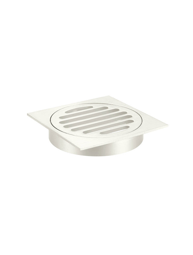Square Floor Grate Shower Drain 100mm outlet - Default Title (SKU: MP06-100-PVDBN) by Meir