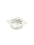 Square Floor Grate Shower Drain 50mm outlet - PVD Brushed Nickel - MP06-50-PVDBN